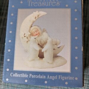 Timeless Treasures Collectible Porcelain Angel Figurine - White